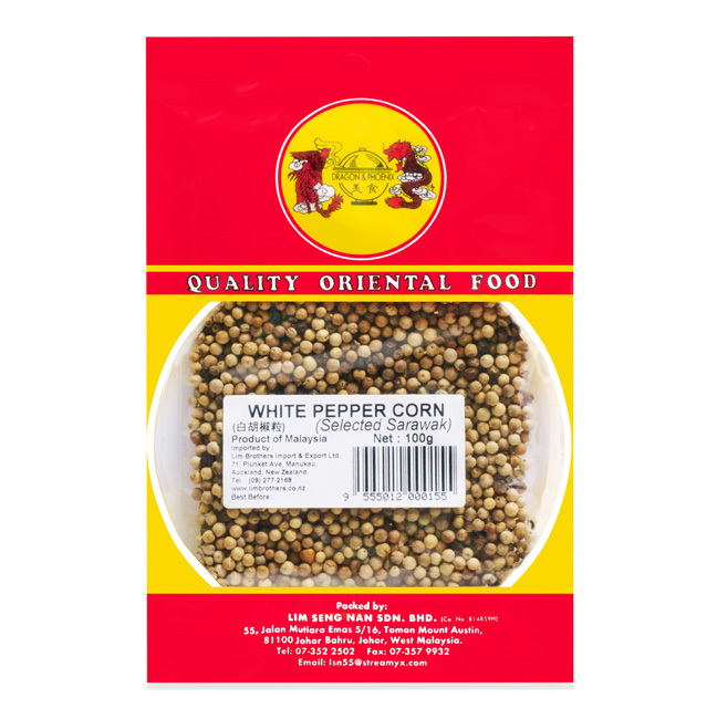 Dragon & Phoenix White Pepper Corn 100g - Collections – Kabayan Asian Store